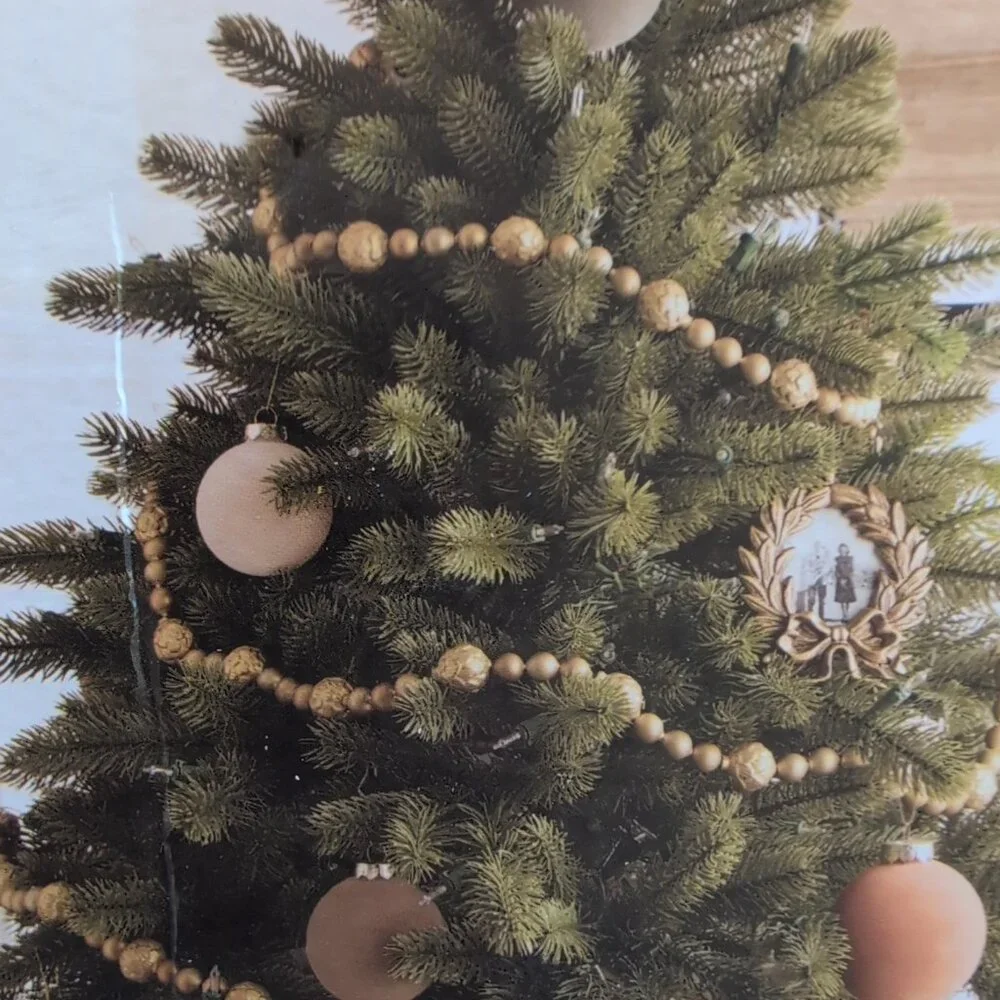 Threshold Studio McGee Gold Christmas Tree Garland 2025 8 Feet Long
